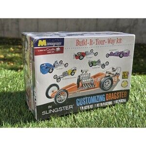 Monogram 1:25 The Slingster Customizing Dragster Model Kit #85-4997 New Sealed